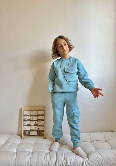 Miniko Kids Erkek Çocuk Kargo Cepli 3 İp Eşofman Takımı Yeşil Miniko Kids Erkek Çocuk Kargo Cepli 3 İp Eşofman Takımı Yeşil