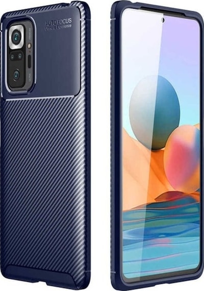 Xiaomi Redmi Note 10 Pro Kılıf Zore Negro Silikon Kapak Lacivert