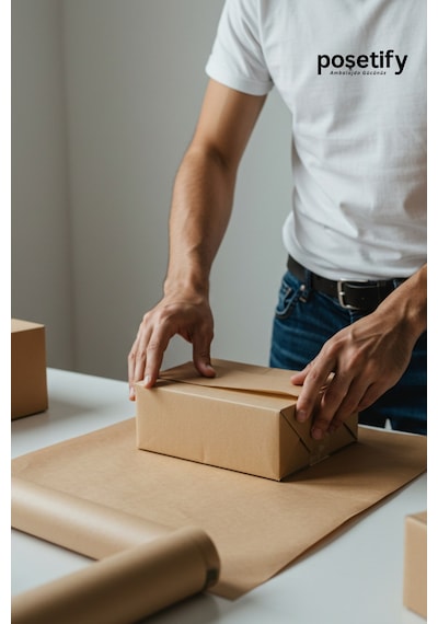 Düz Kraft Paketleme Kağıdı 10 Lu 70x100 Cm Çok Amaçlı Ambalaj Kâğıdı