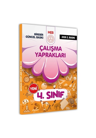 2027 MEB İlkokul 4.Sınıf Çalışma Yaprakları TÜM DERSLER Etkinlikli Eğlenceli S. Bankası BASKI ÜCRETİ