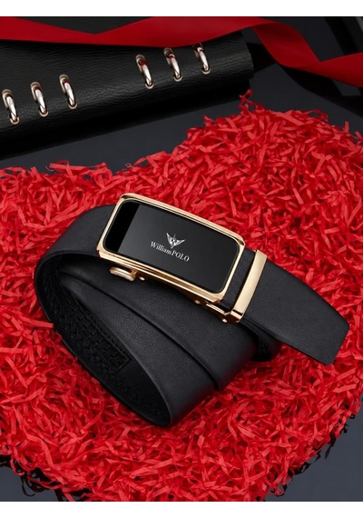 Williampolo Modern Otomatik Tokalı Hakiki Deri Erkek Kemer Gold