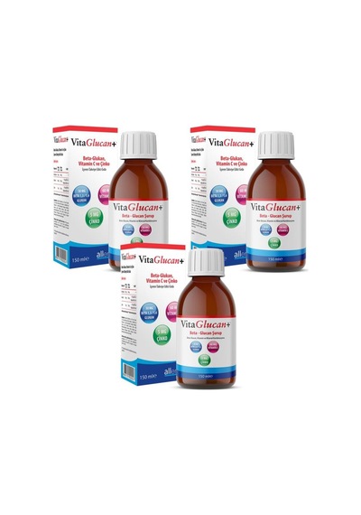 Allergo Vitaglucan Beta-Glucan 150 Ml Şurup 3'Lü Paket