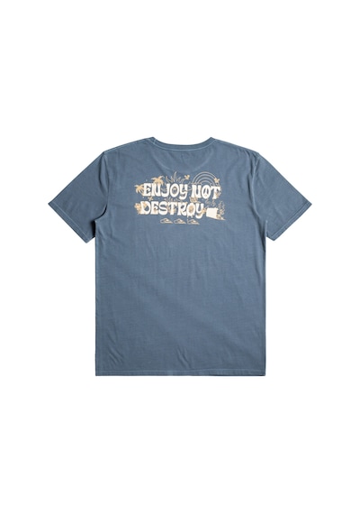 Quiksilver Enjoynotdestroy M Tees Lacivert Mavi