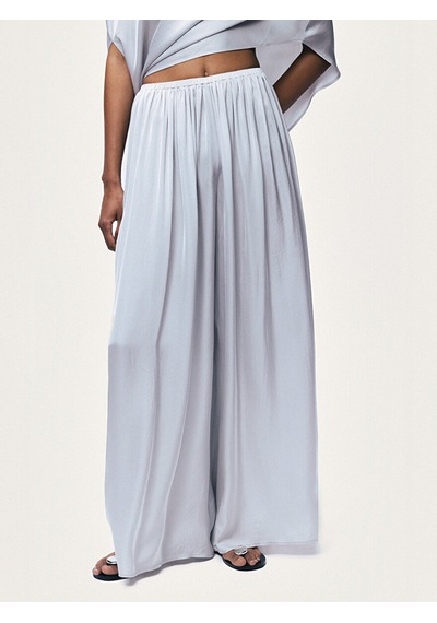 Nocturne Geniş Paça Pantolon N26yn3474 Gri