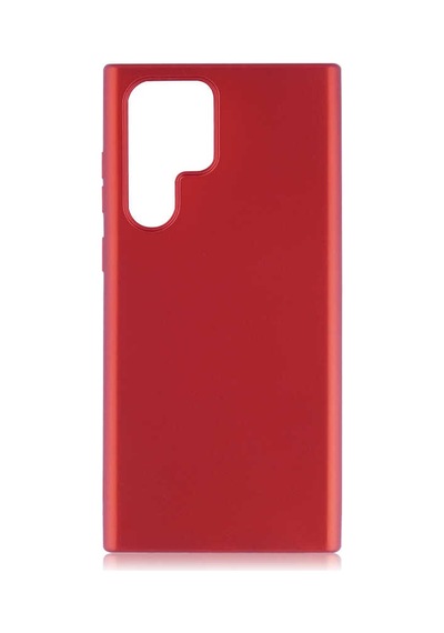 Zore Galaxy S22 Ultra Kılıf Nvth Premier Silikon Kapak - Kırmızı