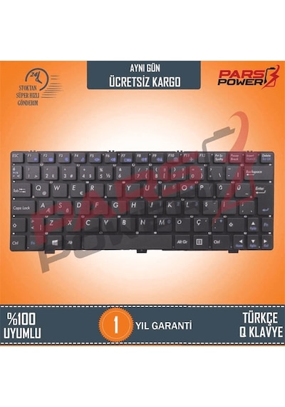 Casper Uyumlu M1100Q Notebook Klavye (Siyah TR) ( Pars power ) 168053