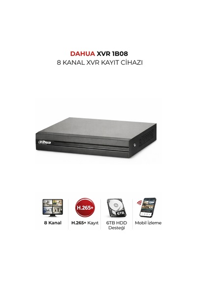 Xvr1b08ı-t Dvr 8 Kanal Kamera Kayıt Cihazı Wizsense Akıllı Analiz