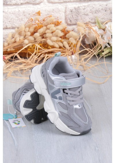 Vicco 346.f25k.200 Wild Gri Sneaker Kız Çocuk Ayakkabı Gri