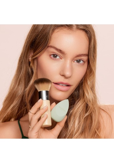 Blend + Blur Makyaj Fırçası Ve Sünger Duo, Makyaj Blender Sünger Ve Fondöten Fırçası, Sıvı Ve Krem Makyaj, Bulut Cildi, Çevre Dostu, Lateks İçermez, Zulüm İçermez, & Vegan, 2 Adet Blend + Blur Makyaj Fırçası Ve Sünger Duo, Makyaj Blender Sünger Ve Fondöten Fırçası, Sıvı Ve Krem Makyaj, Bulut Cildi, Çevre Dostu, Lateks İçermez, Zulüm İçermez, & Vegan, 2 Adet