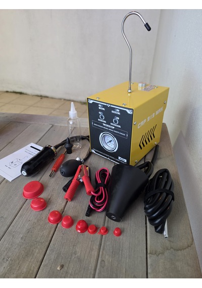 Duman Hava Kaçak Test Cihazi Çift Motorlu Full Ekipman İlk Dolum Sıvısı Hediyeli Sarı