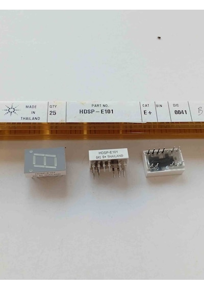 Hdspe101 Kırmızı 7 Segment 1 Dıjıt Anot Display 5 Adet