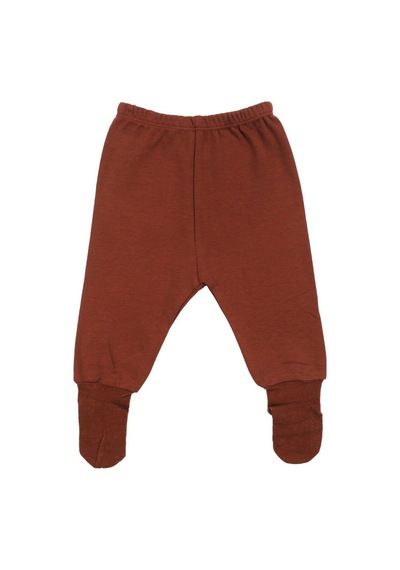 Bebegen Unisex Kiremit Çoraplı Tek Alt Çok Renkli