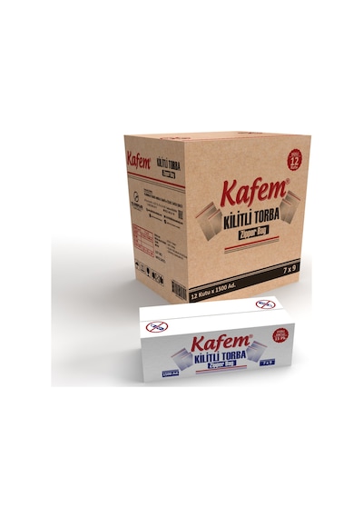 7 x 9 CM Kilitli Poşet / Naylon Torba ( 18.000 Adet ) Koli - Kafem