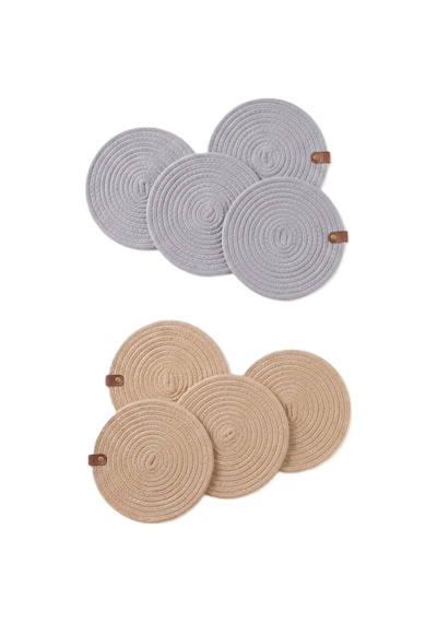 Garbalia 4'lü Bardak Altlığı 12 Cm Çok Renkli