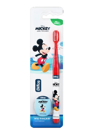Difaş Disney Lisanslı Mıckey 15+ Yaş Orta Çocuk Diş Fırçası