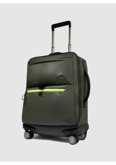 Piquadro Yeşil Kabin Boy Çekçekli Kumaş Valiz Bv6377c2ow