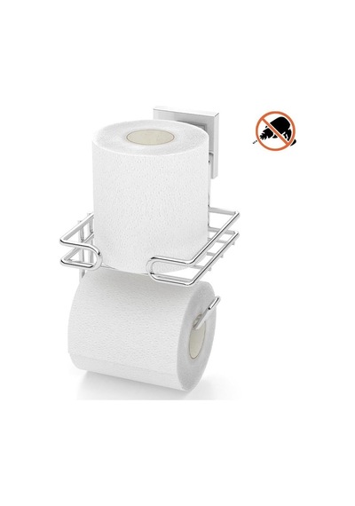 Tekno Tel Ef-275 Yapışkanlı Yedekli Tuvalet Wc Kağıtlık Krom Diğer