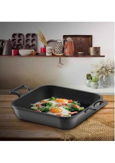 Eda Kare Döküm Sahan 24 CM Zk-975