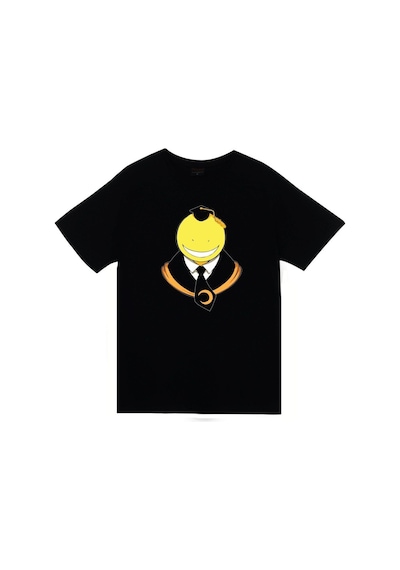 Stoned&Fame Assassination Classroom Koro Sensei Baskılı T-shirt SIYAH Siyah