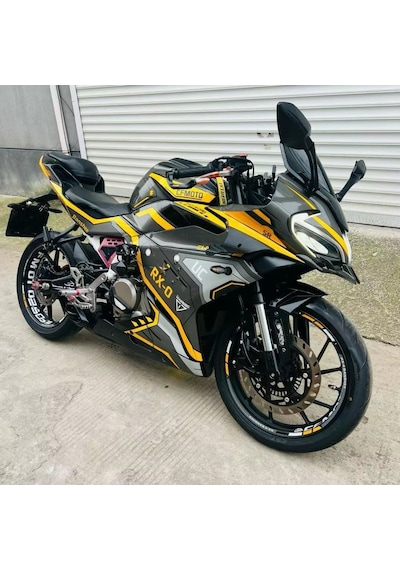 Cfmoto 250sr Sarı Venti Sticker Parçalı Motosiklet Kaplama Etiket Modeli