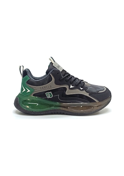 Gamelu 23km Sova Memory Taban Erkek Spor Ayakkabı Sneaker Siyah