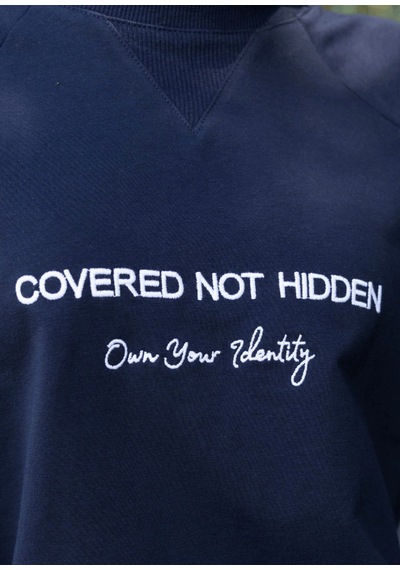 Mayovera Tesettür Eşofman Üstü - Not Hidden Lacivert