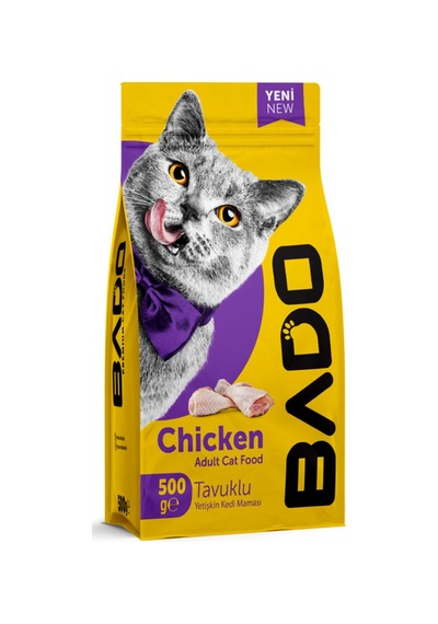 Bado Yetişkin Kedi Maması Tavuk Etli 500gr