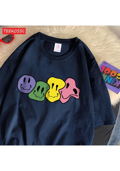 Noıssey Urban Pop Graphic Kadın Tişört Koleksiyonukod 5175 Lacivert