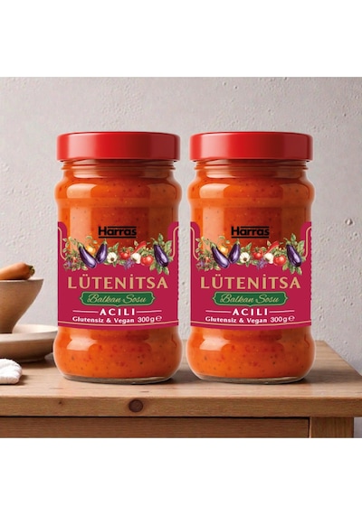 Lütenitsa Balkan Acılı Sos 300 Gr X 2 Adet