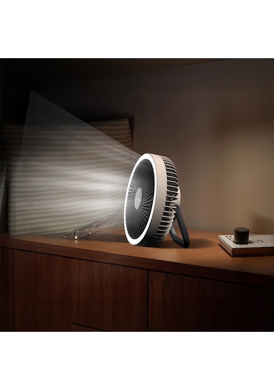 Lenyes Lhf11 Led Işıklı 4 Kademeli Çok Fonksiyonlu Soğutucu Fan Beyaz