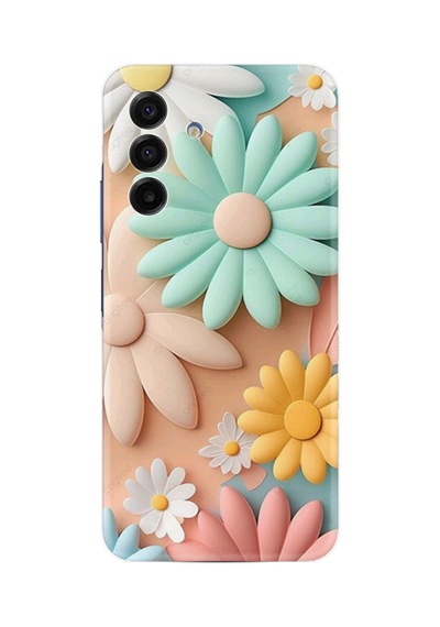 Samsung Galaxy Uyumlu A17 Kılıf Boutique Baskılı Resimli Rengarenk Çiçek Pcode -059