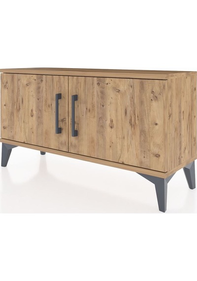 Arges Şifonyer Tek Raflı 2 Kapaklı 88x30x48 Çam-çam Çam