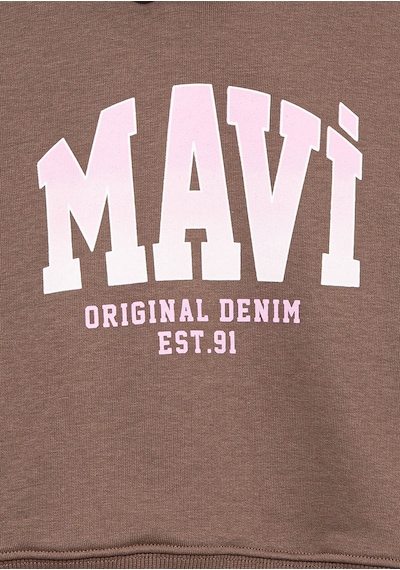 Mavi Koyu Kahve Kız Çocuk Sweatshirt M7s10124-87181 Koyu Kahve