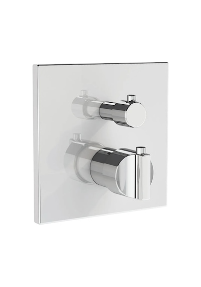VitrA A42874 Suit Termostatik V-box Sıva Üstü Grubu Ankastre Banyo Bataryası Krom