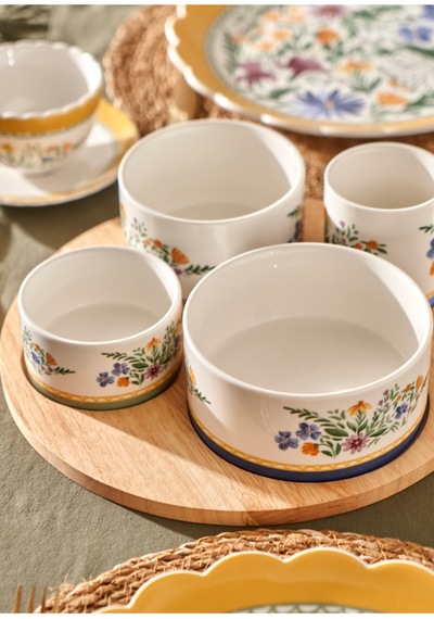 Bella Maison Bianca New Bone Çerezlik Seti Çok Renkli