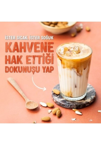 Şekersiz Badem Sütü 2x1 L Vegan Laktozsuz Bitkisel Ürün