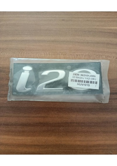 Hyundai I20 Bagaj Yazısı 2008 Ve Sonrası Yıllar Için Uyumludur