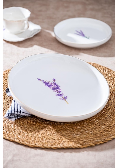 Acar Soft Royal Porselen Yuvarlak Tabak - 22 Cm
