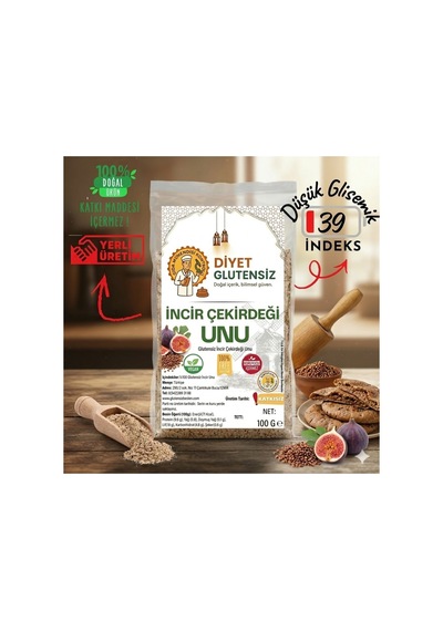Glutensiz İncir Çekirdeği Unu 100 G