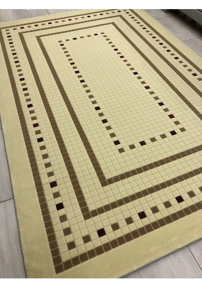 Saray Halı Vizyon 10477 A 200X300 Krem Kahve Vişne Çürüğü 6 M2 !