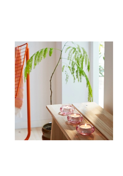 Ikea Bladfågel Tealight Mumluk, Pembe, 3 Cm