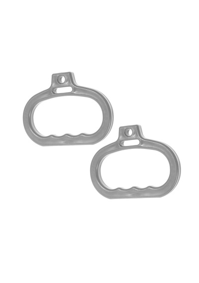 Microcase Ergonomik Çok Amaçlı Taşıma Ve Destek Tutacağı Kaydırmaz Güçlü Kavrama Aparatı Spor, Alışveriş Ve Endüstriyel Kullanıma Uygun 2 Adet - Al5876 Gri