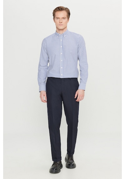 Altınyıldız Classıcs Erkek Lacı Slim Fit Dar Kesim Gizli Lasiktli Yan Cepli Esnek Klasik Pantolon