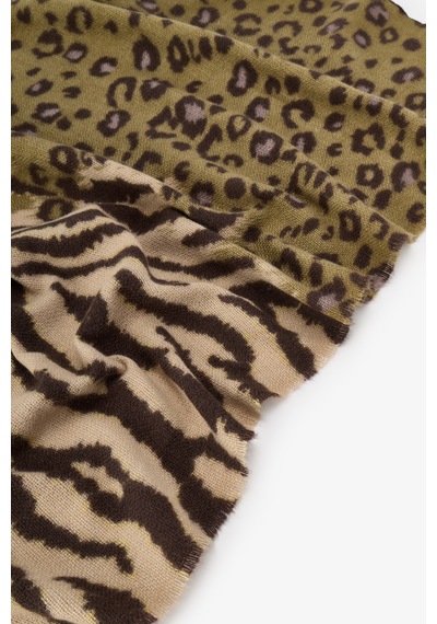 Penti Barbara Zebra Desenli Atkı Renkli