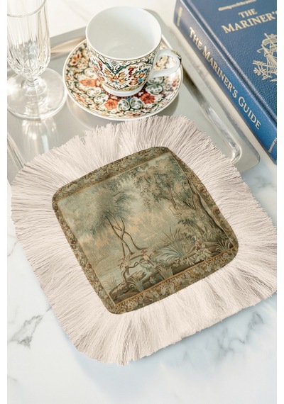 Avangart Elegan Saçaklı Sunum Peçetesi-sanatsal Doğa Klasik Vintage Yeşil Bej Bardak Altlığı Mendil Yağmur Gül Pembesi Avangart Elegan Saçaklı Sunum Peçetesi-sanatsal Doğa Klasik Vintage Yeşil Bej Bardak Altlığı Mendil Yağmur Gül Pembesi