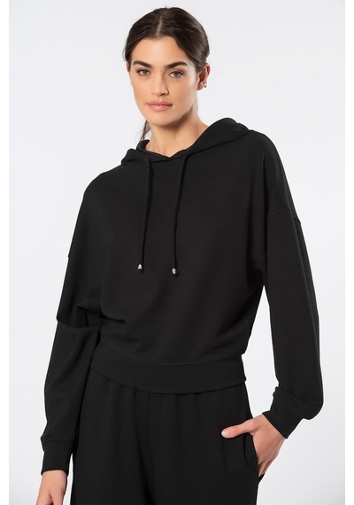 Türen Kadin Kapüsonlu Sweatshirt 3612/siyah Siyah