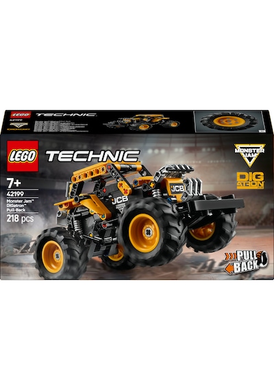 LEGO® Technic Monster Jam™ DIGatron™ Çek-Bırak 42199 - 7 Yaş ve Üzeri Canavar Kamyon Seven Çocuklar için Yaratıcı Oyuncak Yapım Seti(218P)