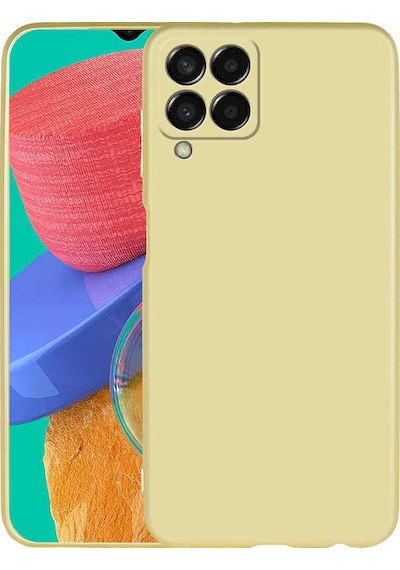 Smcase Samsung Galaxy Uyumlu M33 Kılıf Kamera Korumalı Premier Silikon Siyah