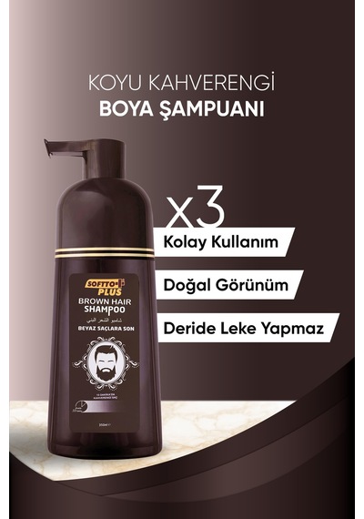 Beyaz Kapatıcı Kahverengi Şampuan 350 Ml