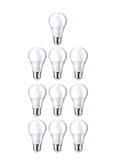 10 Adet 9w Led Ampul Beyaz Işık 6500k E27 Duylu - Avantaj Paket